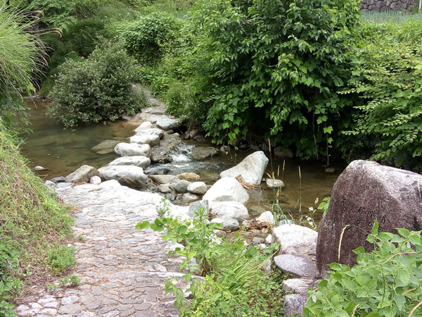 明日香　飛び石