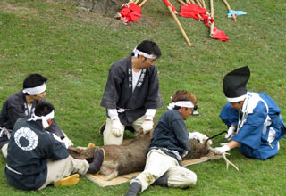 春日大社　鹿の角きり